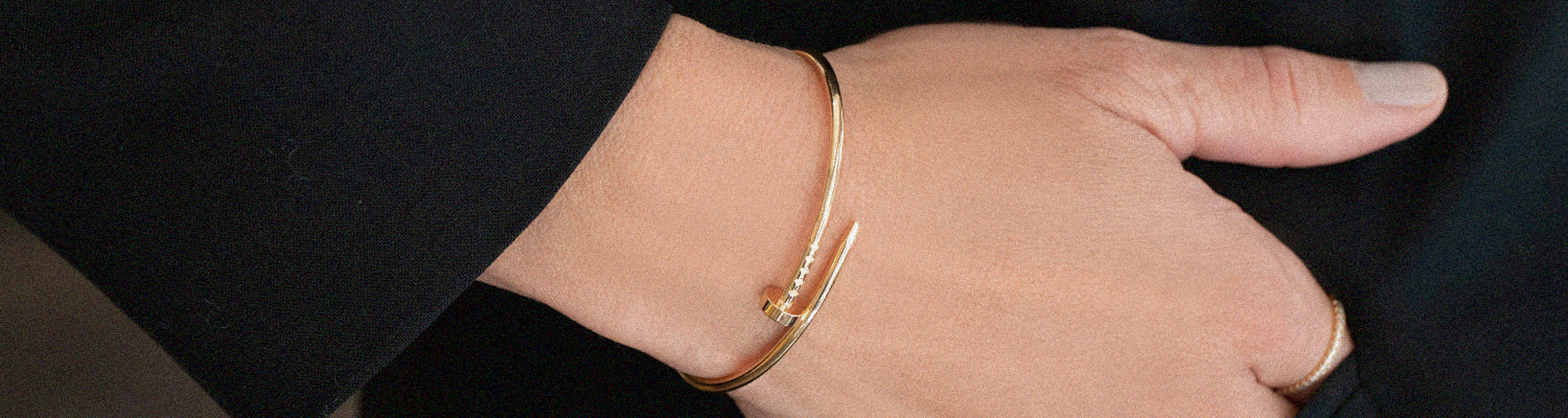 Gold Cartier Bracelet and Ring
