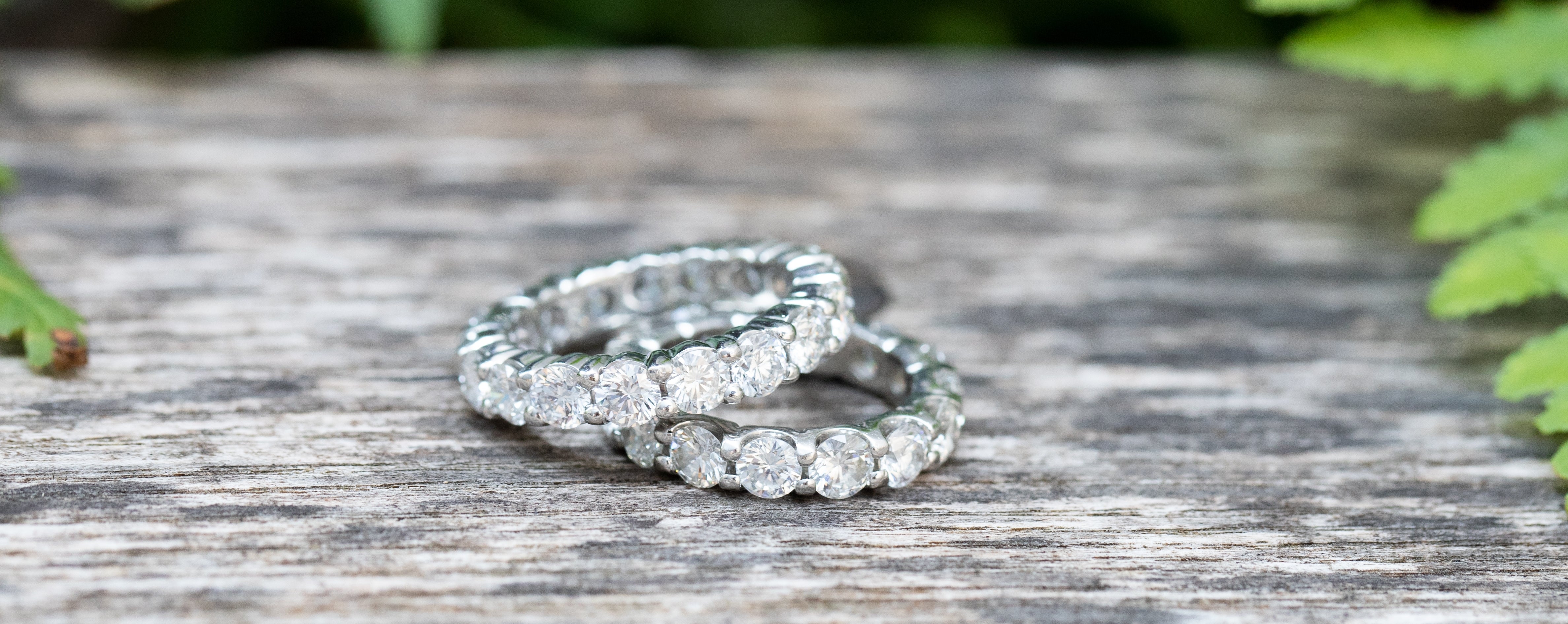 Two Diamond Wedding Bands