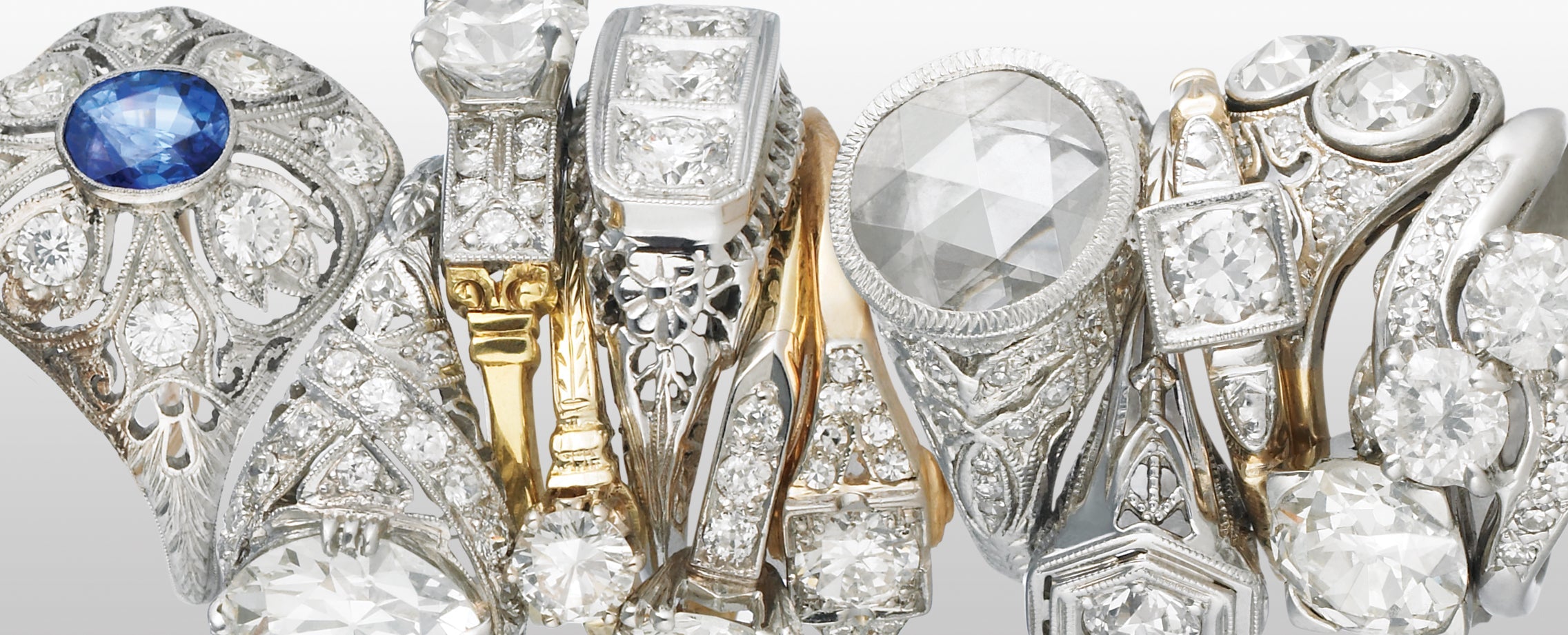 Women's Diamond Rings in Various Styles