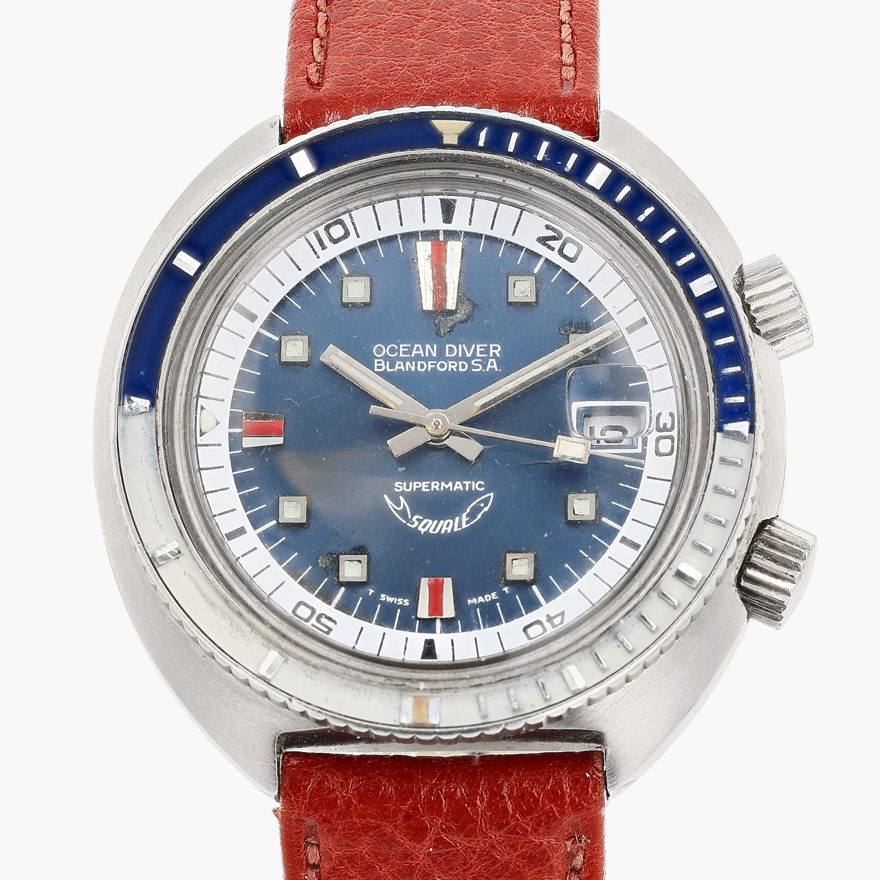 Vintage Stainless Steel Squale Diving Watch