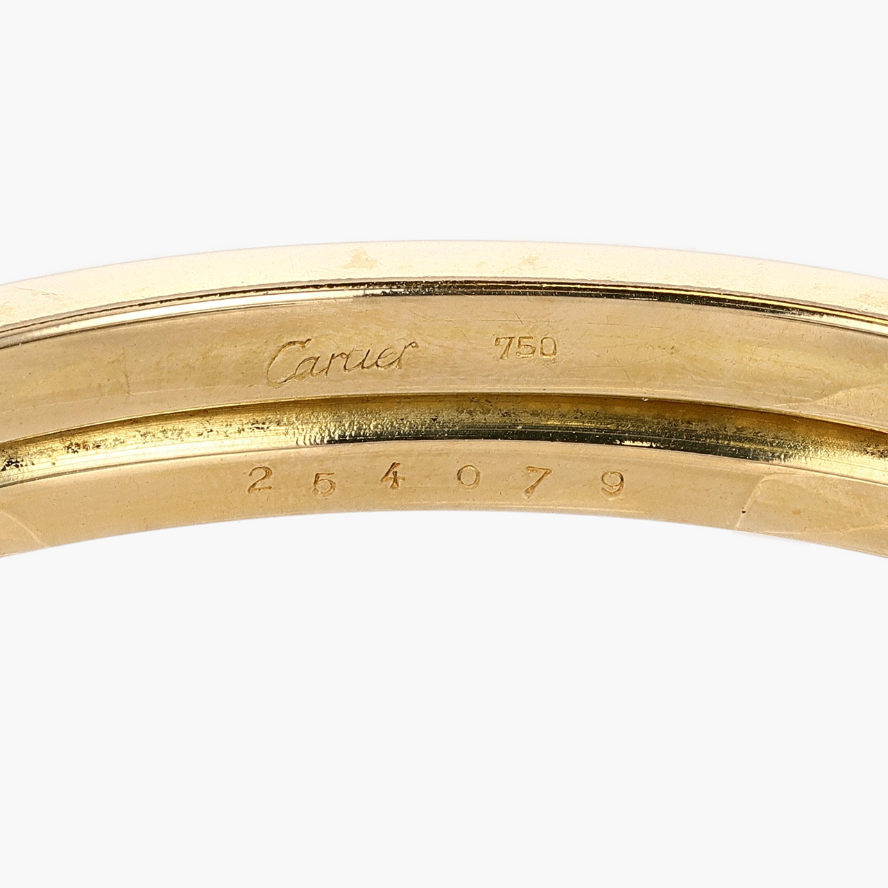 Cartier Silverium and 18 Karat Gold Panthere Bangle