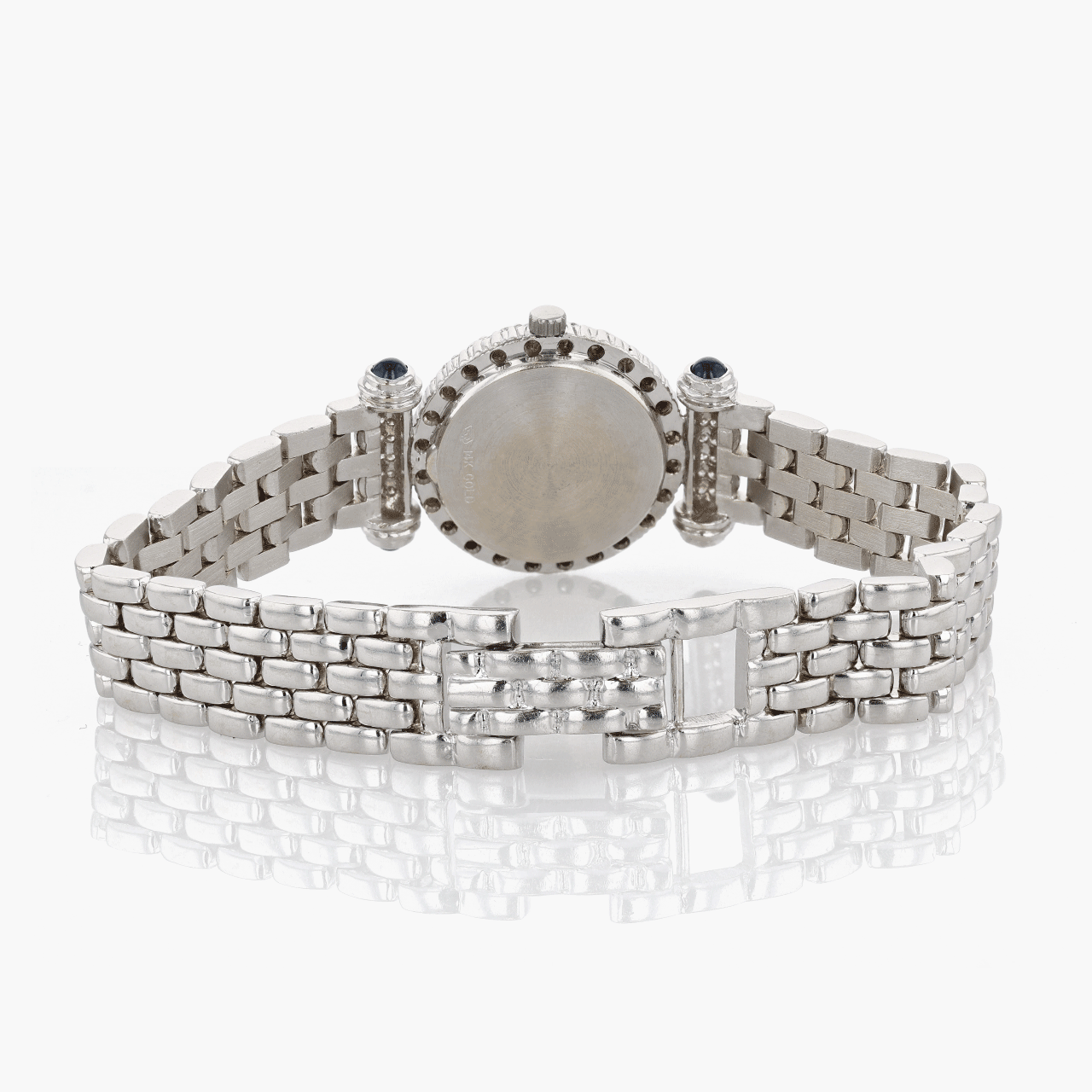 Tourneau White Gold, Diamond, and Mother of Pearl Wrist Watch