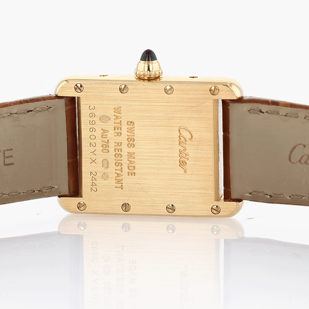 Cartier Tank Louis in Gold With Quartz Movement
