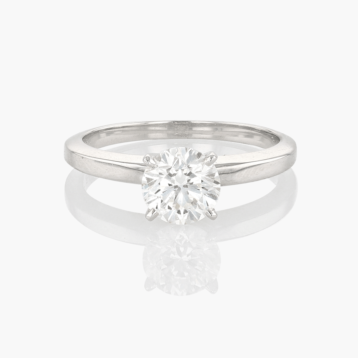 Solitaire Diamond Engagement Ring