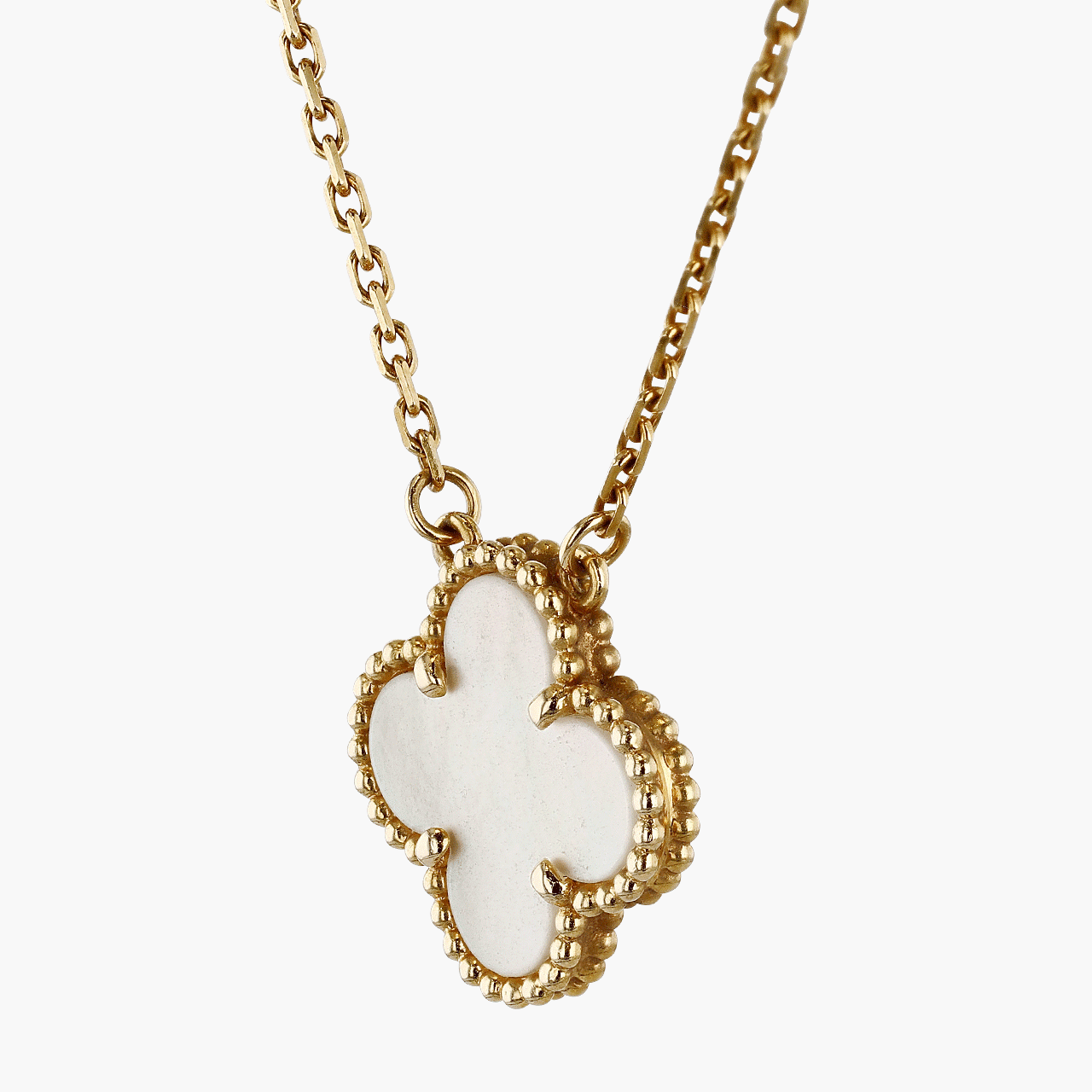 Van Cleef & Arpels Vintage Alhamra Pendant Mother of Pearl