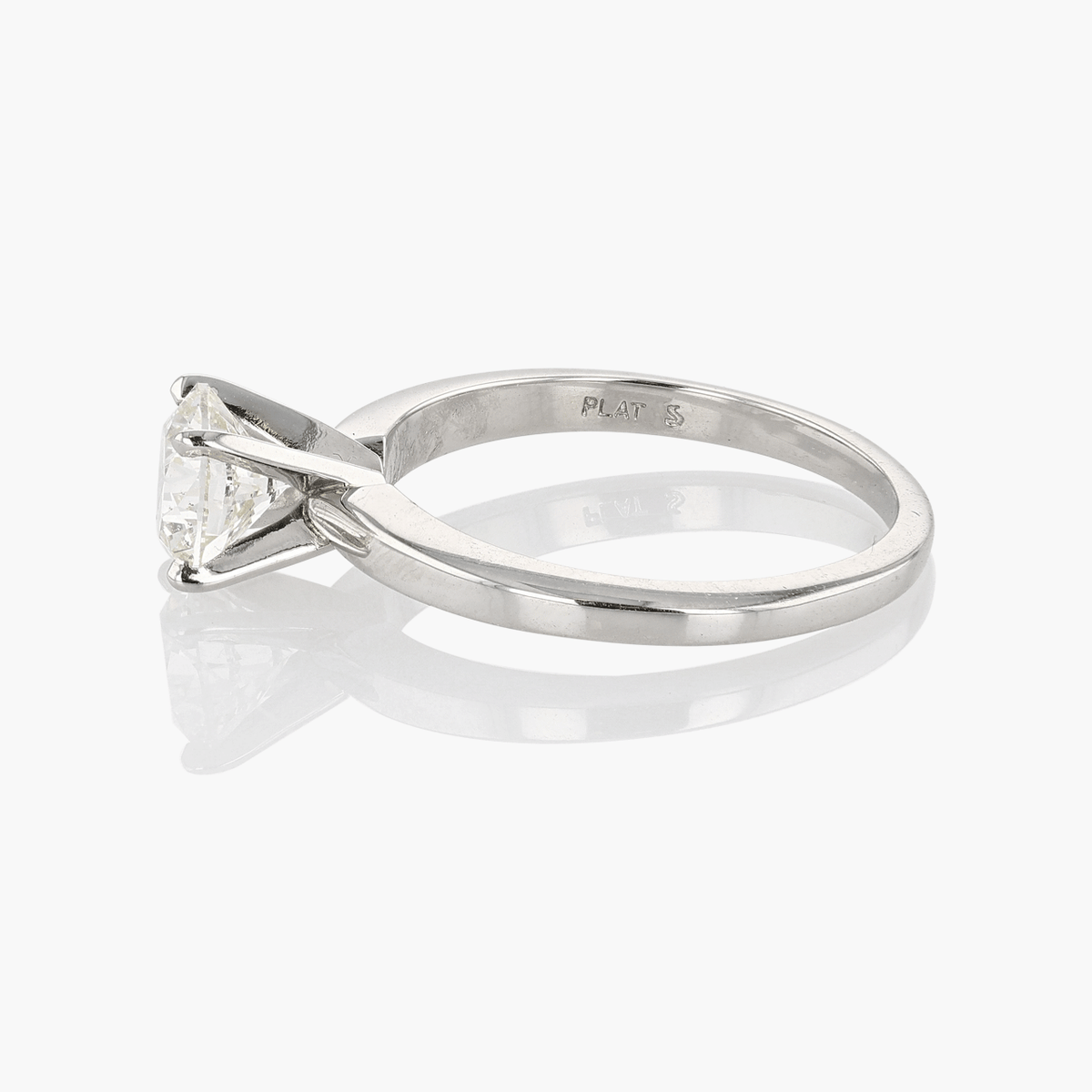 Solitaire Diamond Engagement Ring