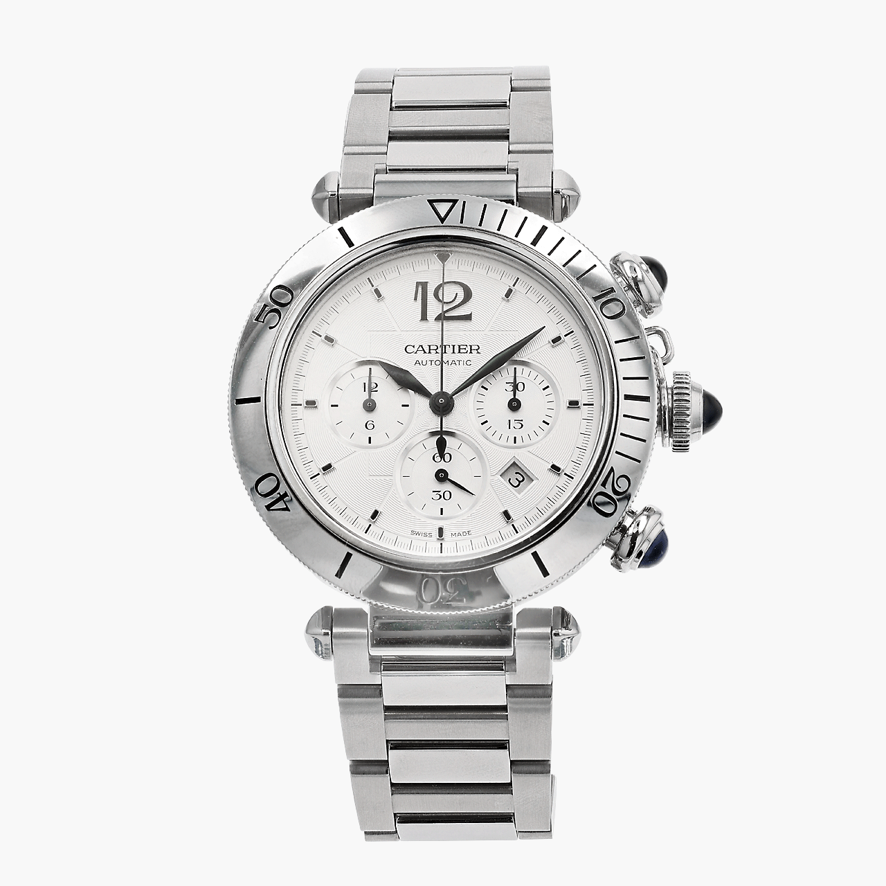 Cartier Stainless Steel Pasha 41mm