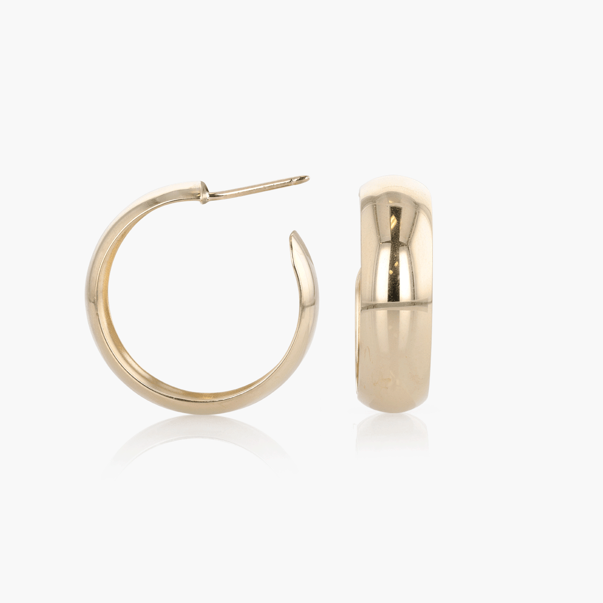 Gold Half Hoop Earrings