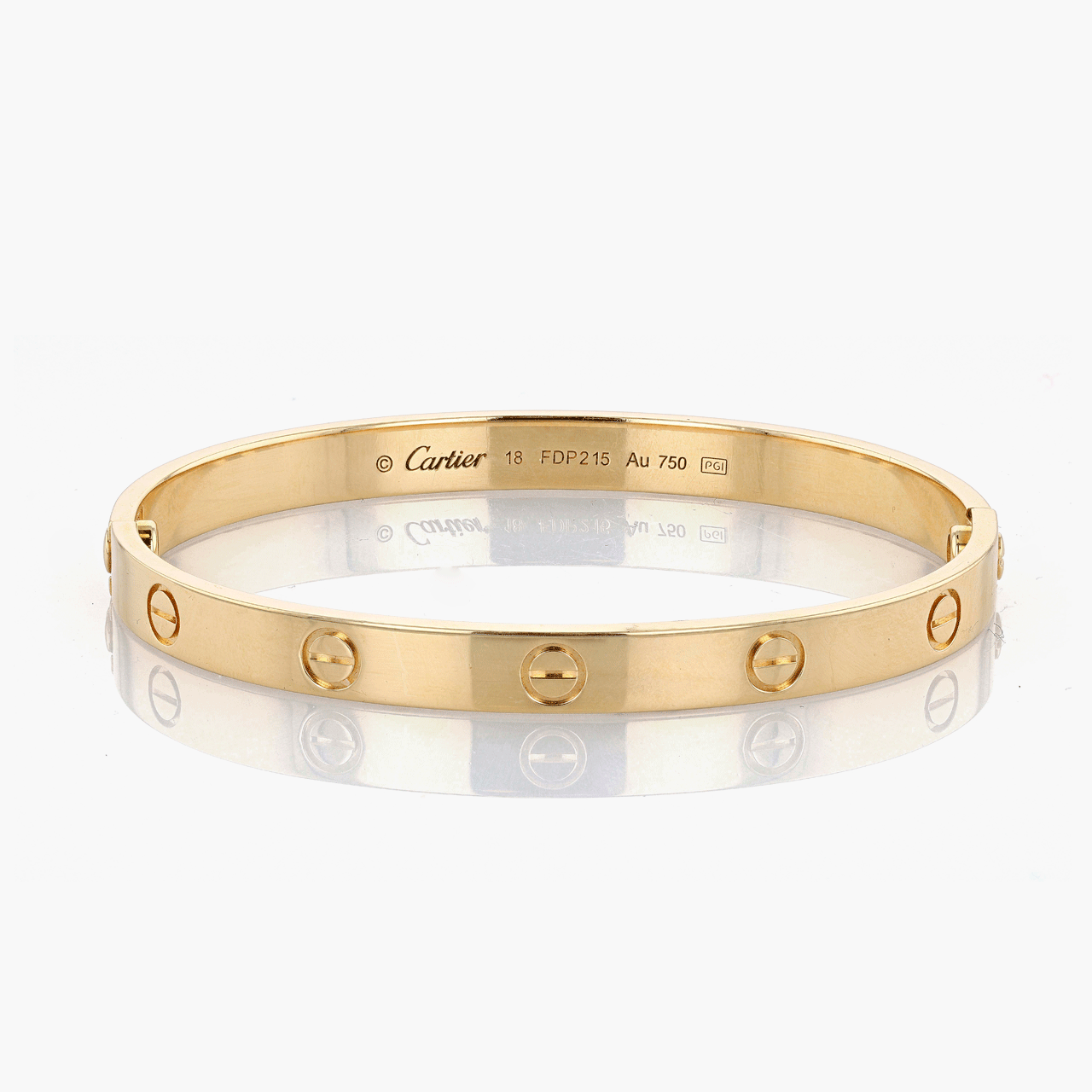 Gold Cartier Love Bracelet