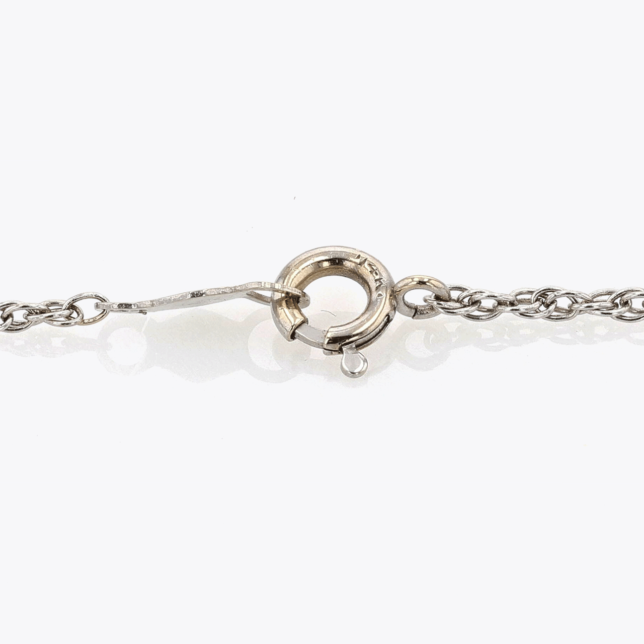 White Gold and Diamond Cornucopia Spray Pendant