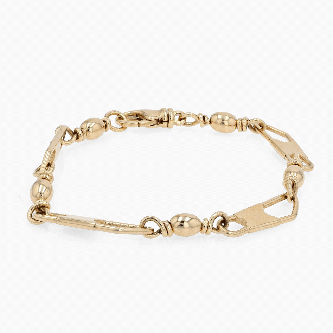 Gold Fishing Motif Bracelet