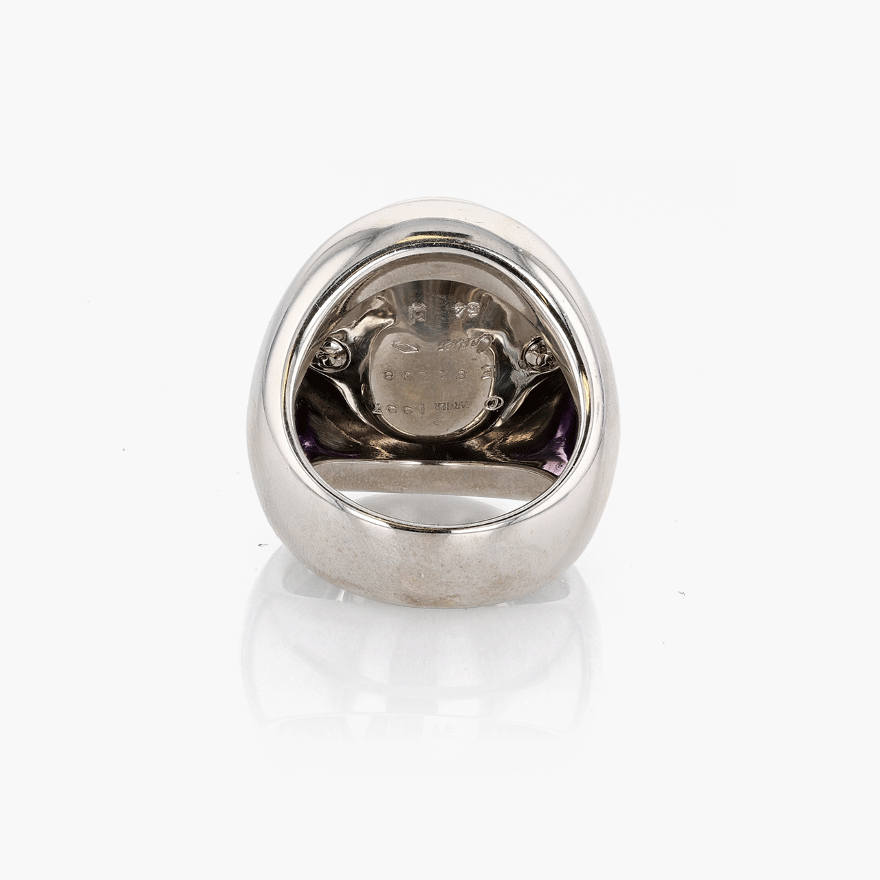 Cartier White Gold and Amethyst Ring