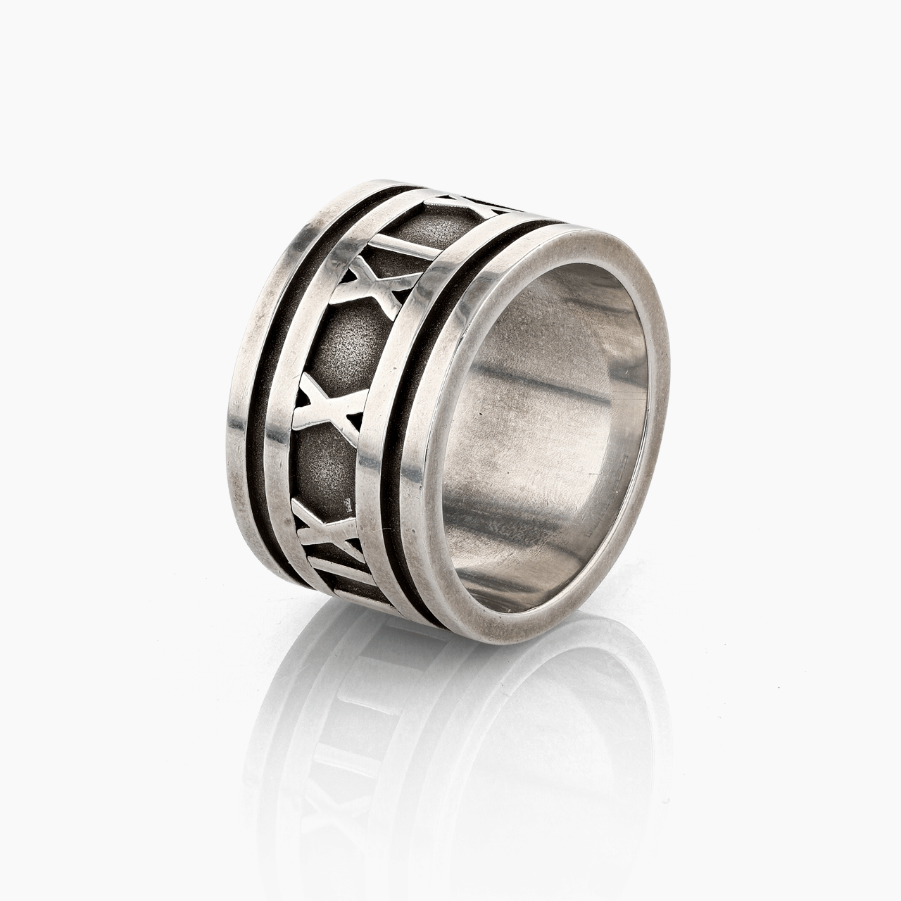 Tiffany & Co. Sterling Silver Atlas Band Ring