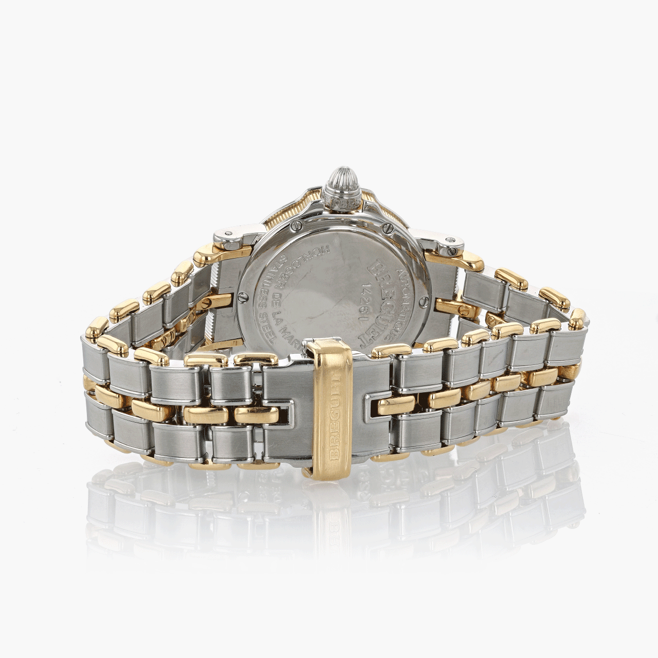 Breguet Marine Steel and Gold Automatic Wristwatch