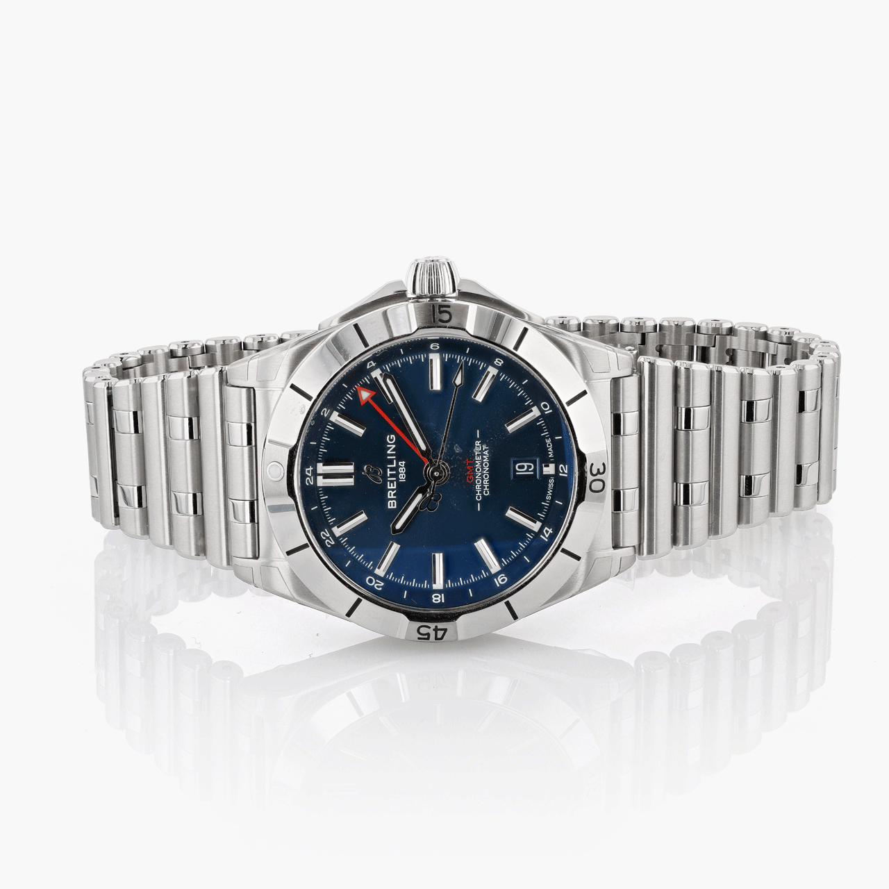 Vintage Breitling Chronomat GMT 40 #A32398101B1A1