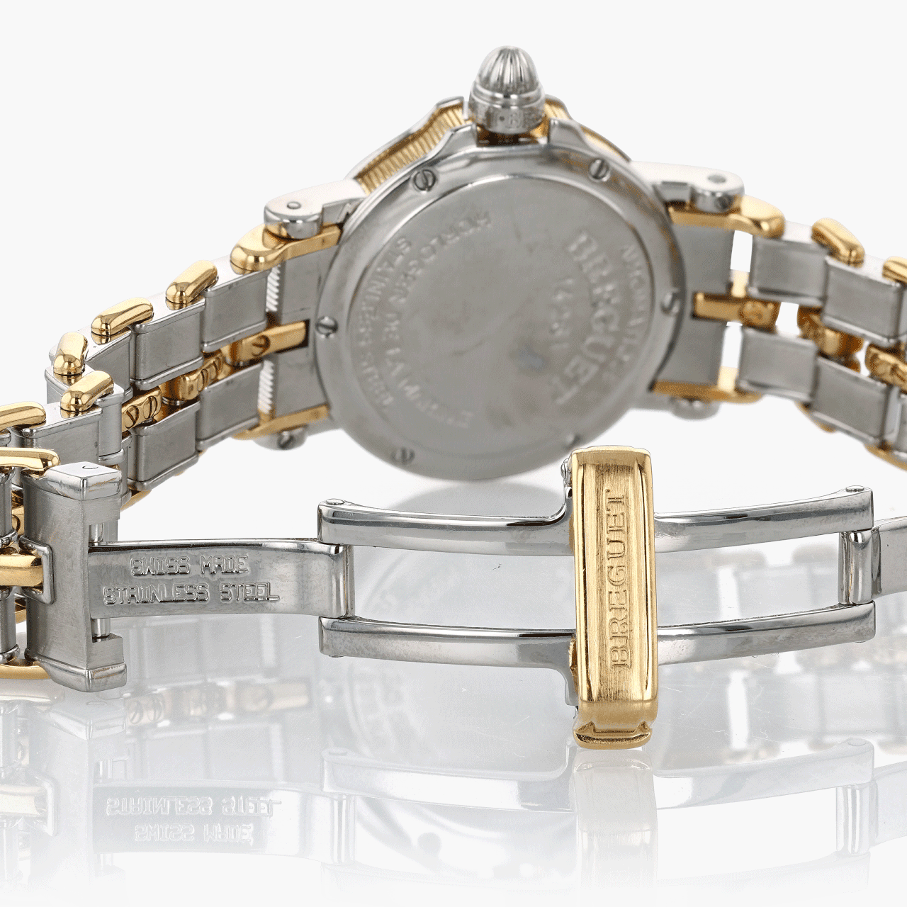 Breguet Marine Steel and Gold Automatic Wristwatch