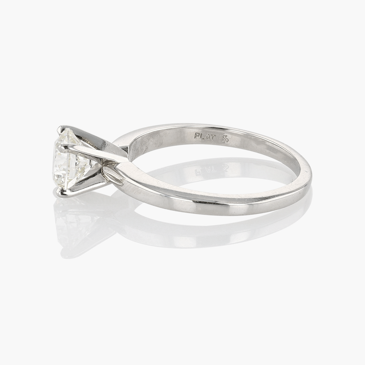 Solitaire Diamond Engagement Ring