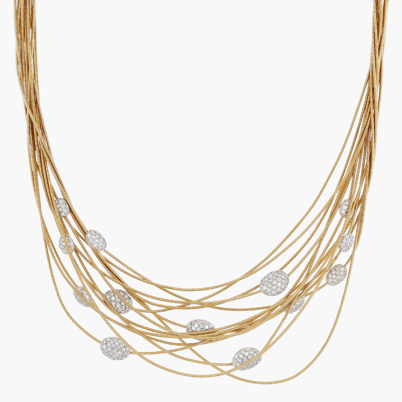 Marco Bicego Cairo Necklace in Gold and Diamonds