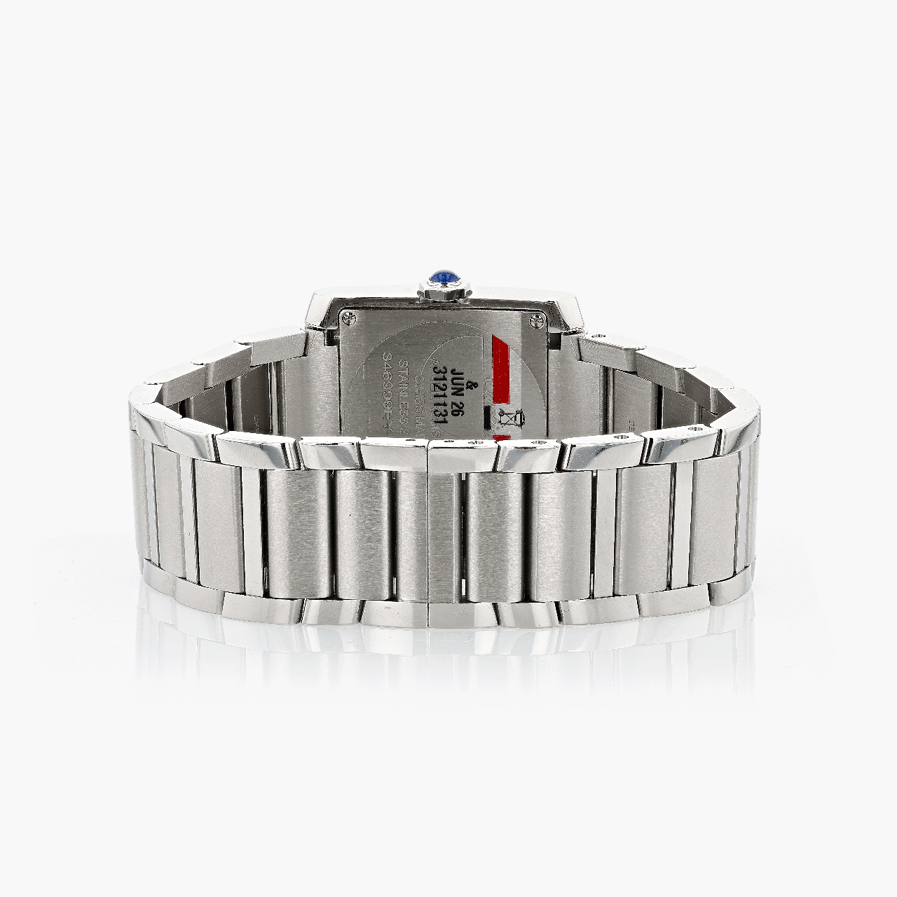 Cartier Tank Francaise With Diamond Set Brancards