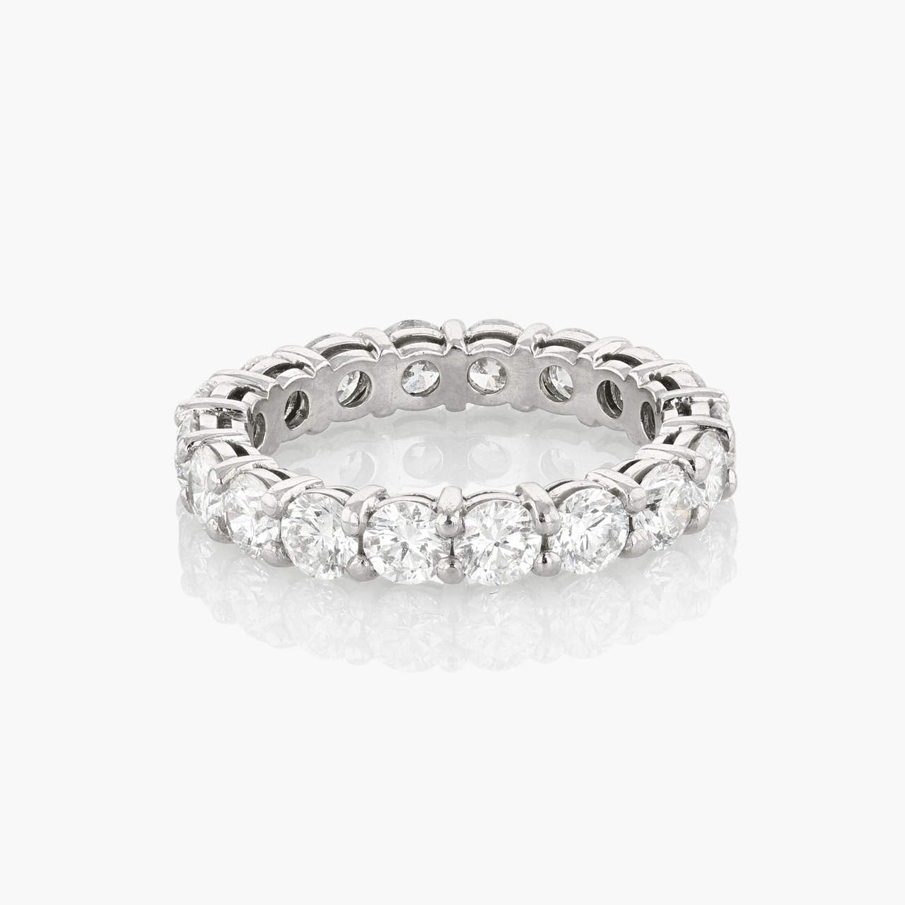 Platinum 2.22 Total Weight Diamond Wedding Band