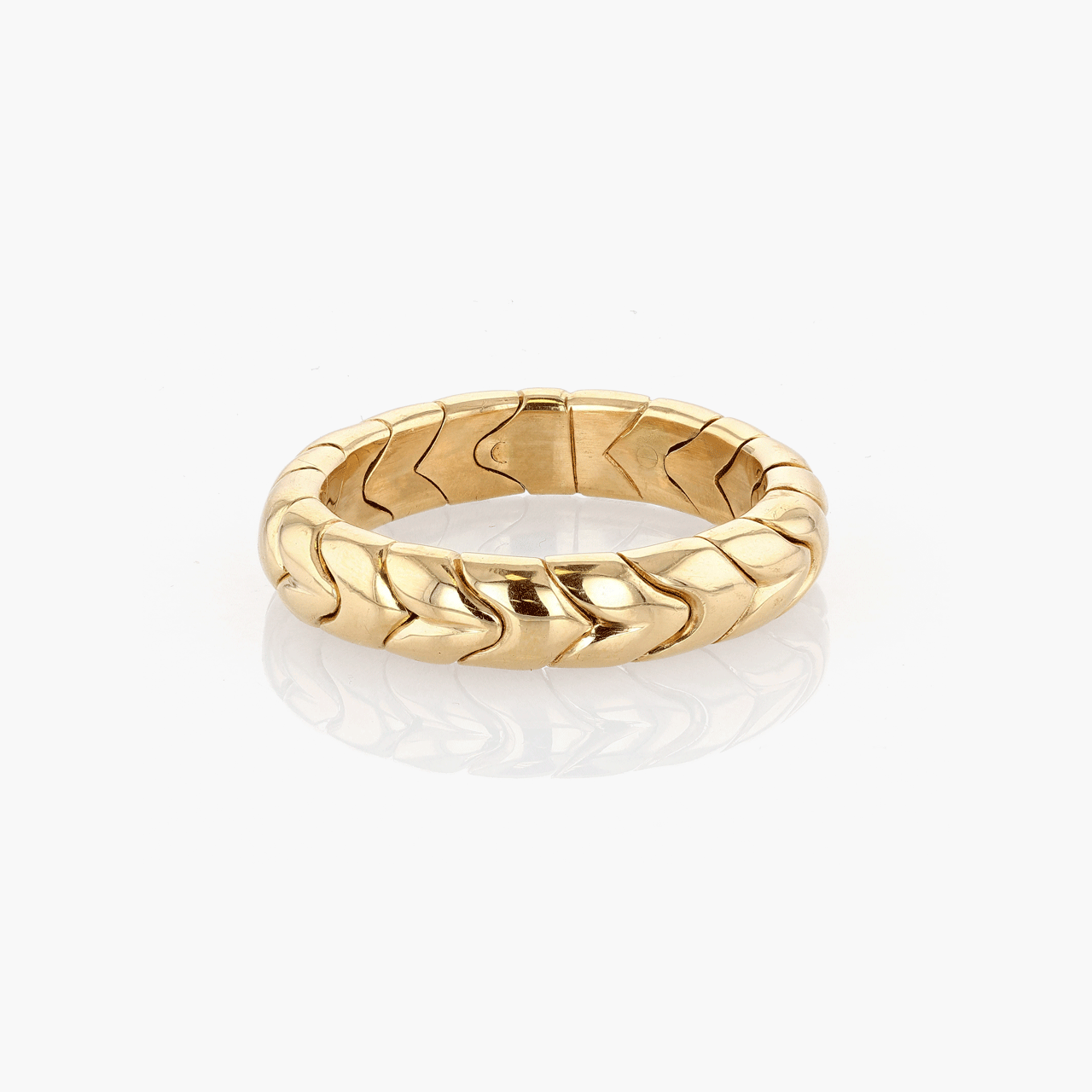 Bulgari Vintage Gold Spiga Ring