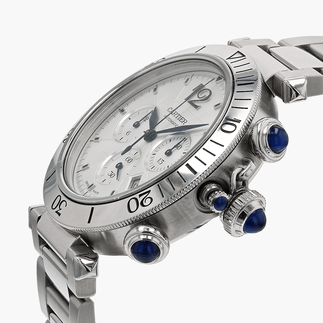 Cartier Stainless Steel Pasha 41mm