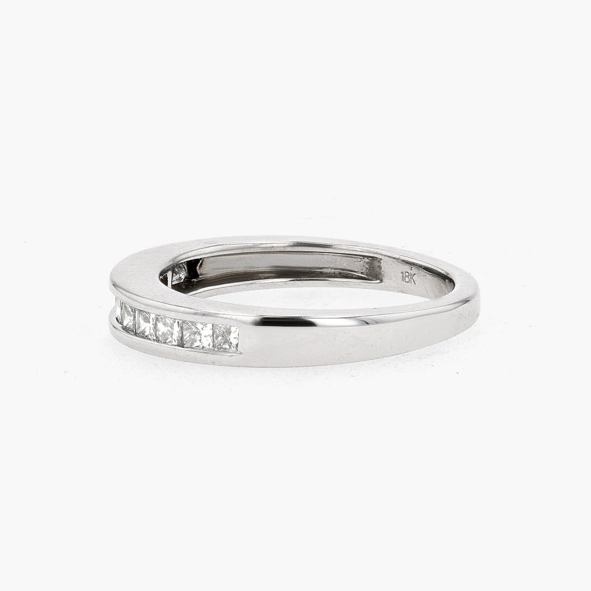 18KT Gold Channel Set Diamond Band