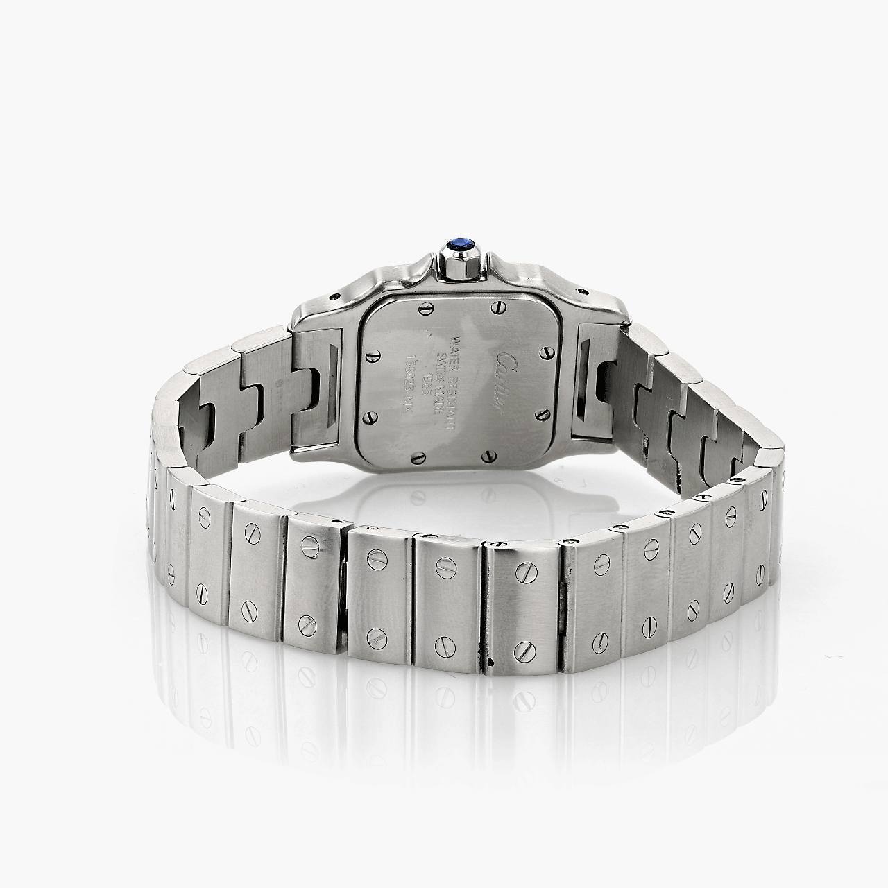 Vintage Steel Cartier Santos Galbee