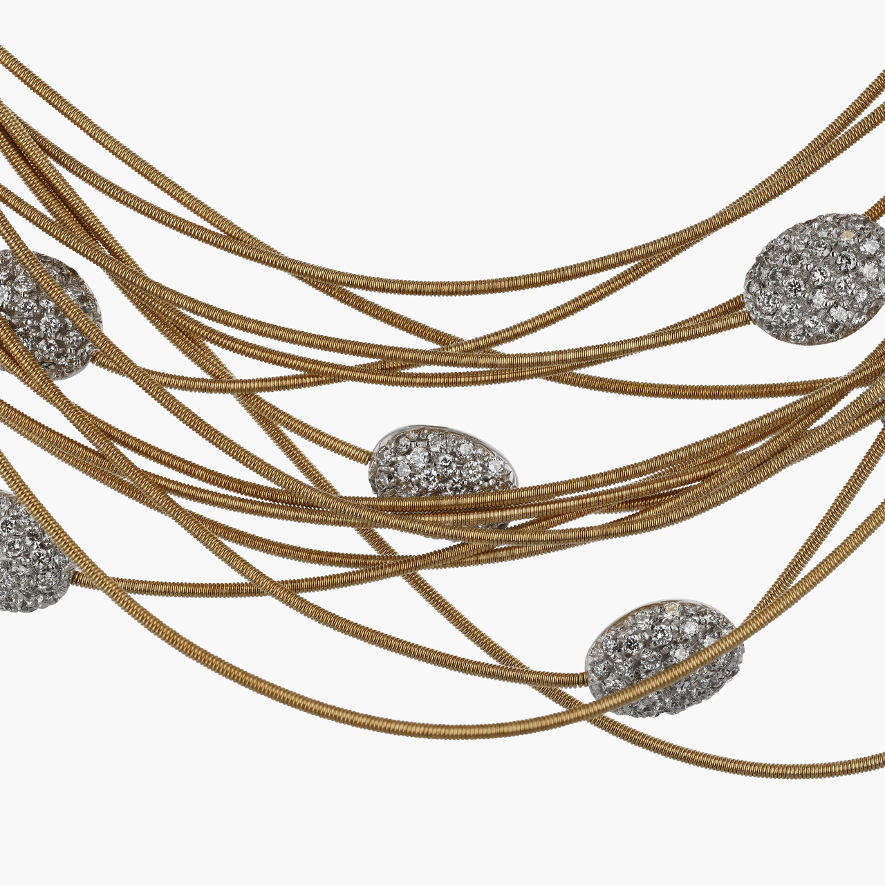 Marco Bicego Cairo Necklace in Gold and Diamonds