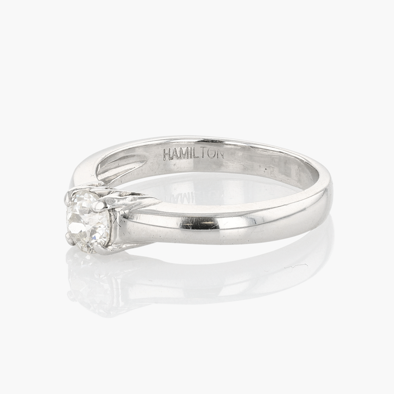 Vintage Diamond Old Mine Cut diamond ring