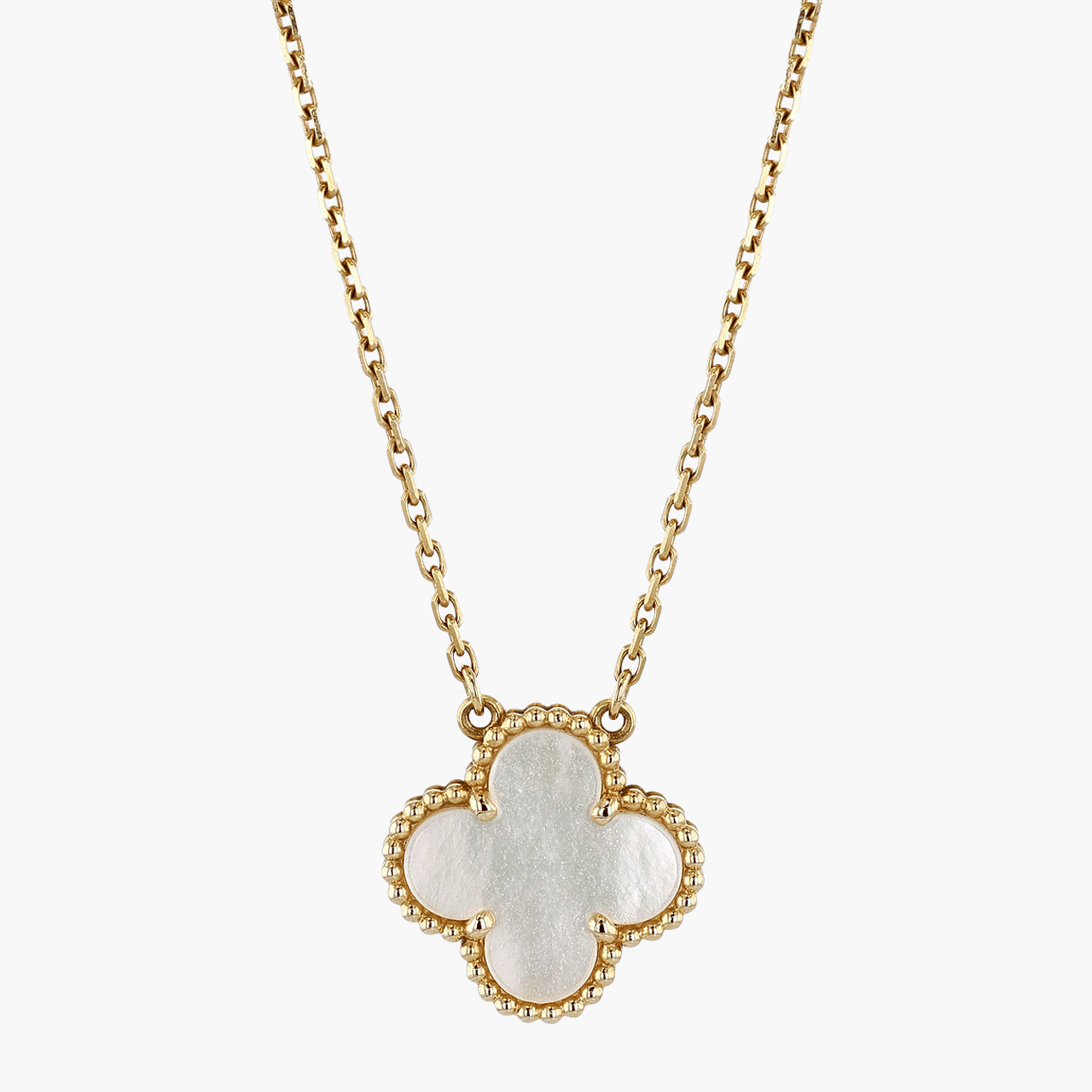 Van Cleef & Arpels Vintage Alhamra Pendant Mother of Pearl