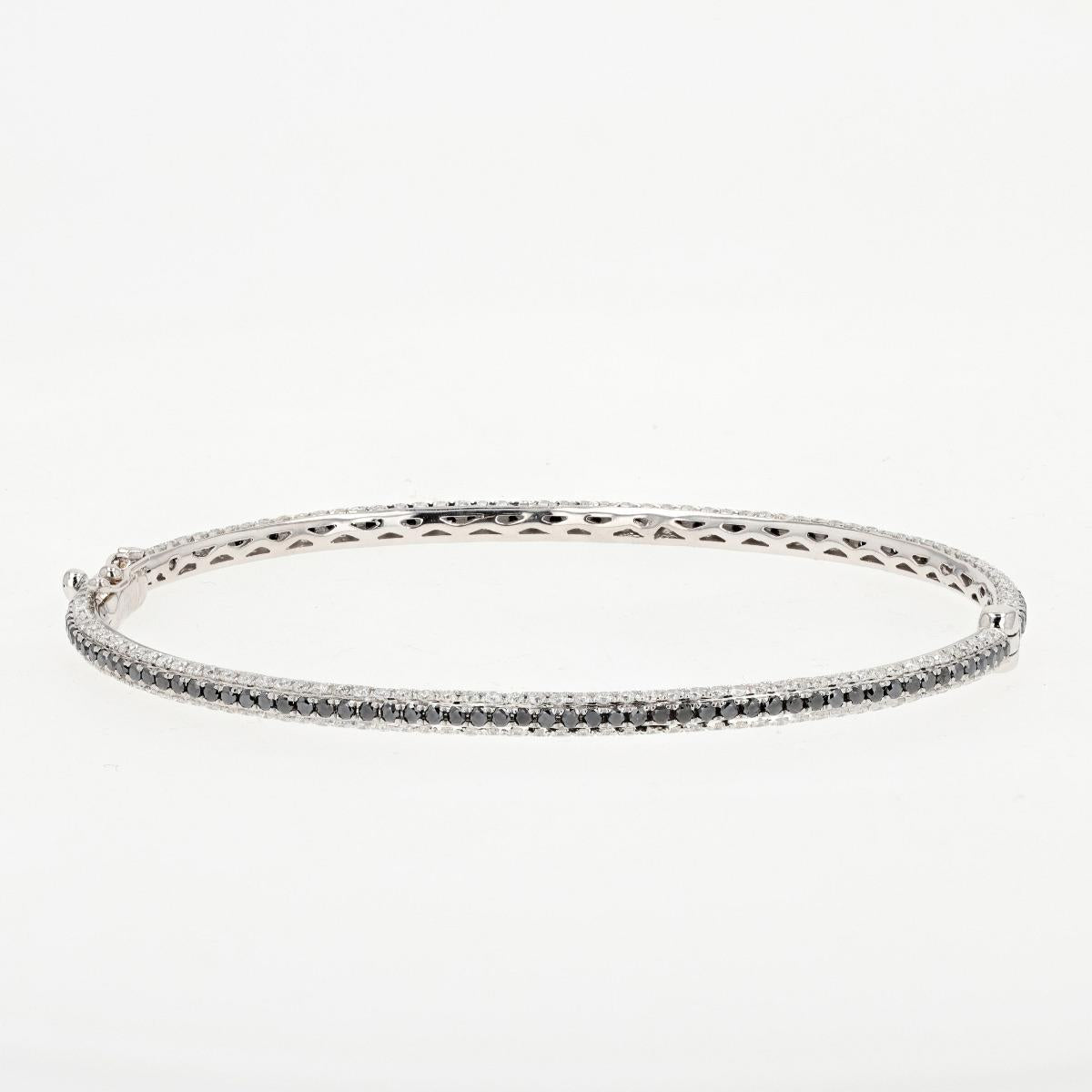 Hamilton 18KT Gold Diamond Bangle Bracelet