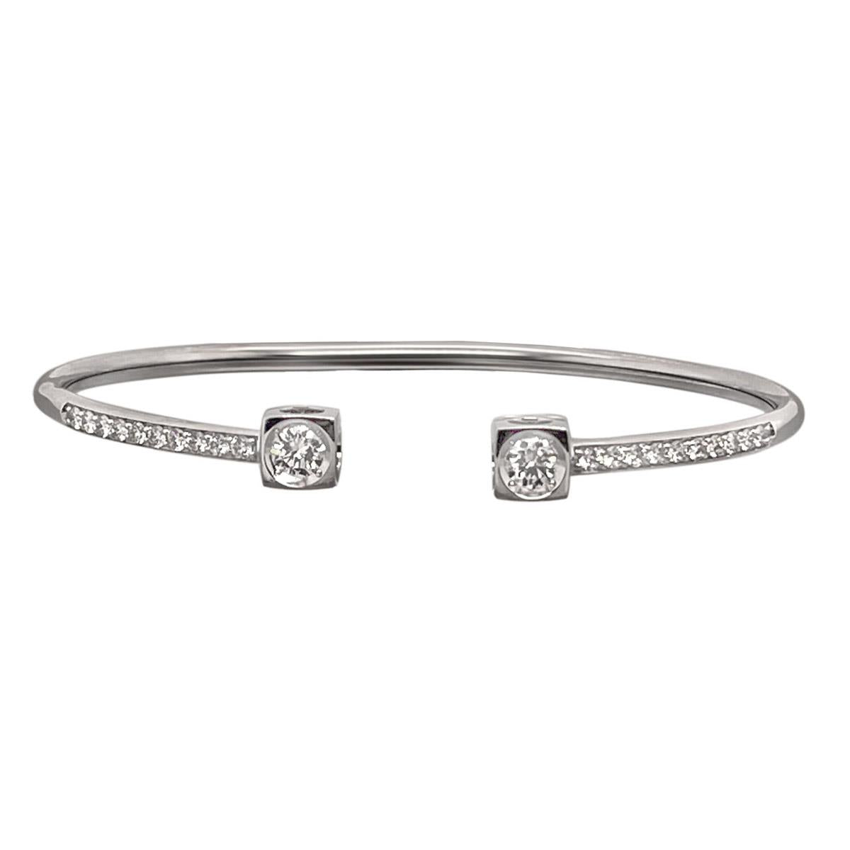 Dihn Van 18KT Gold Diamond Bangle Bracelet