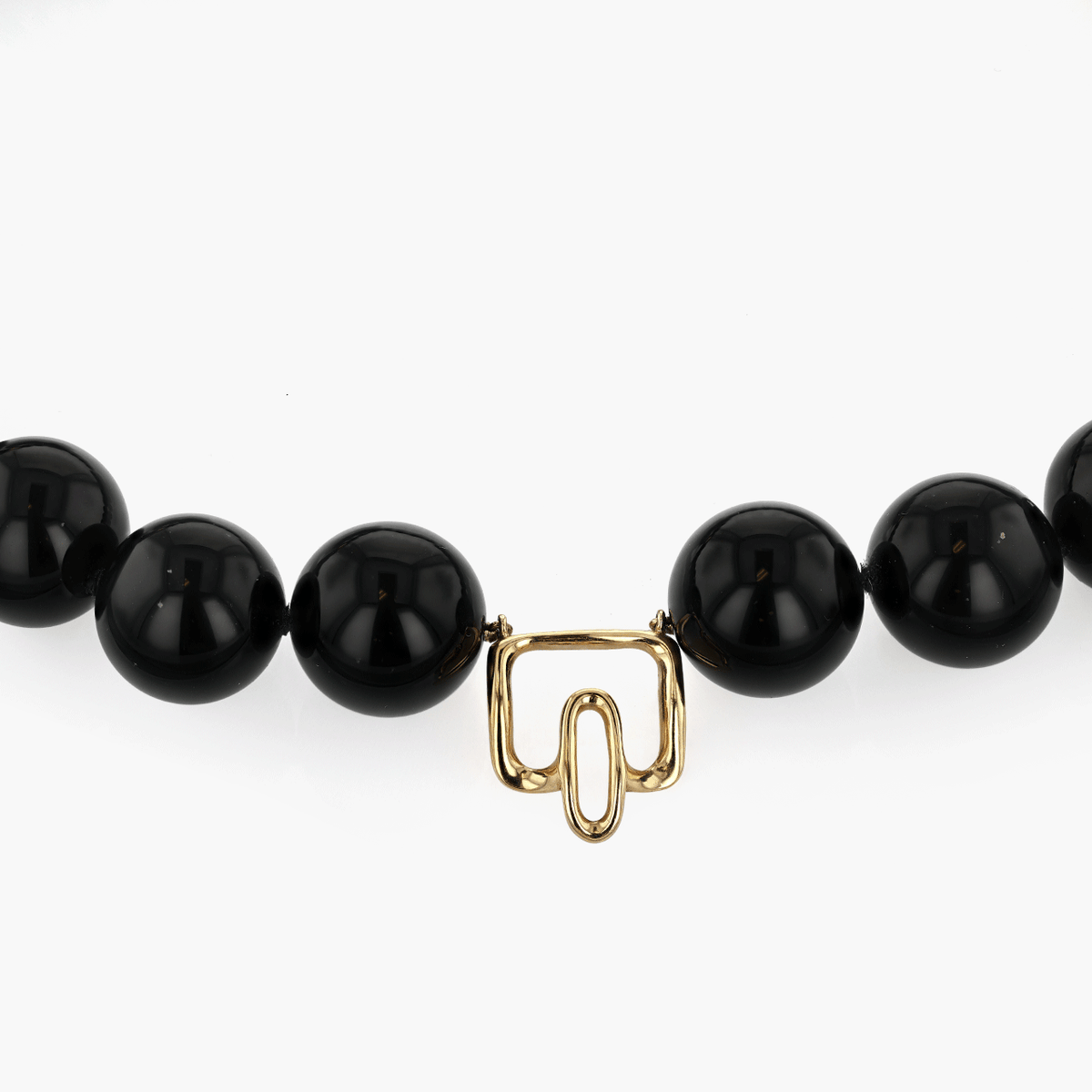 Tiffany & Co. Gold and Onyx Necklace