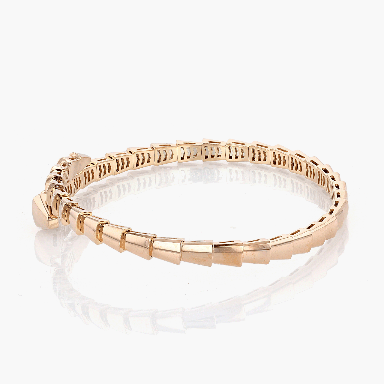 Bulgari Rose Gold Serpenti Viper Bracelet
