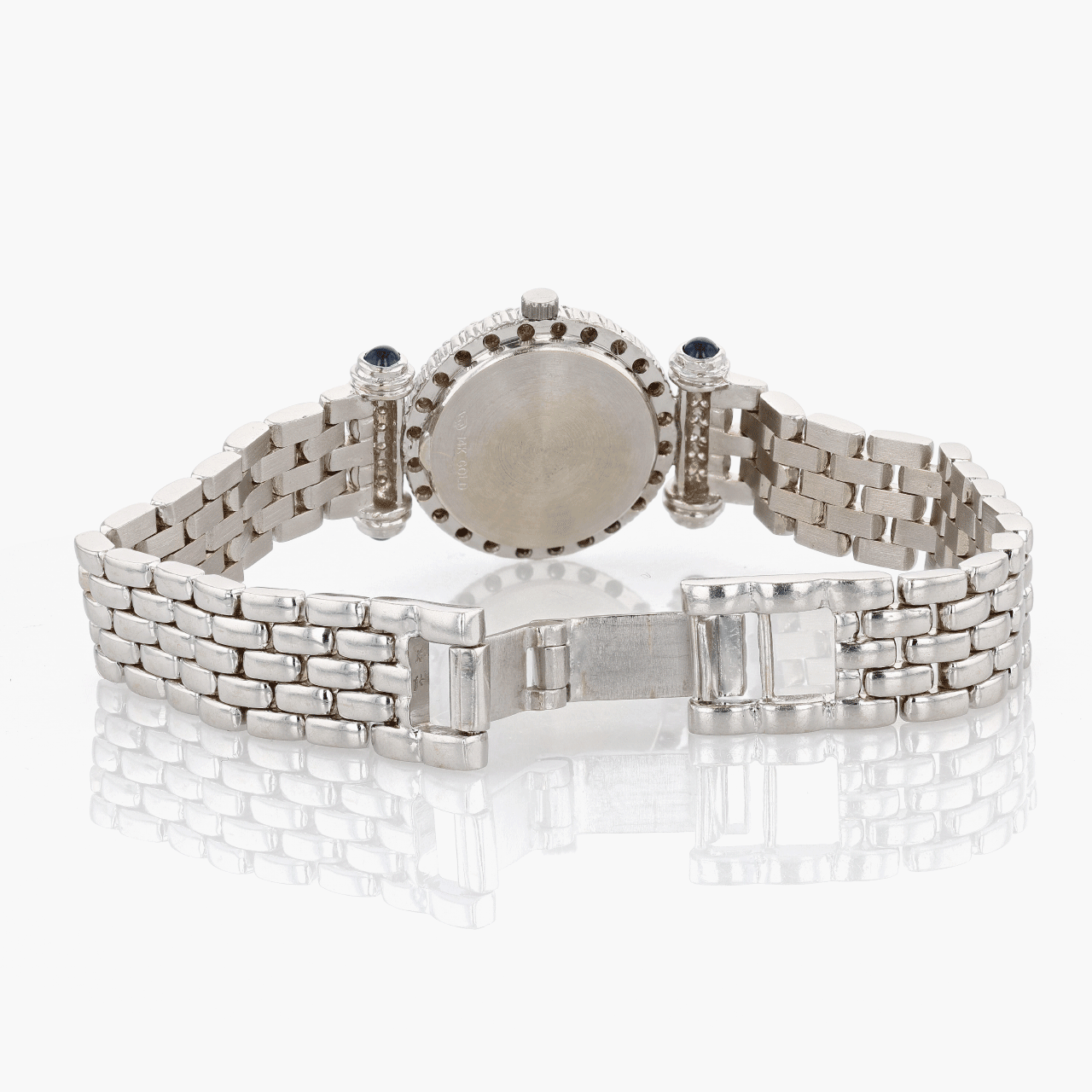Tourneau White Gold, Diamond, and Mother of Pearl Wrist Watch