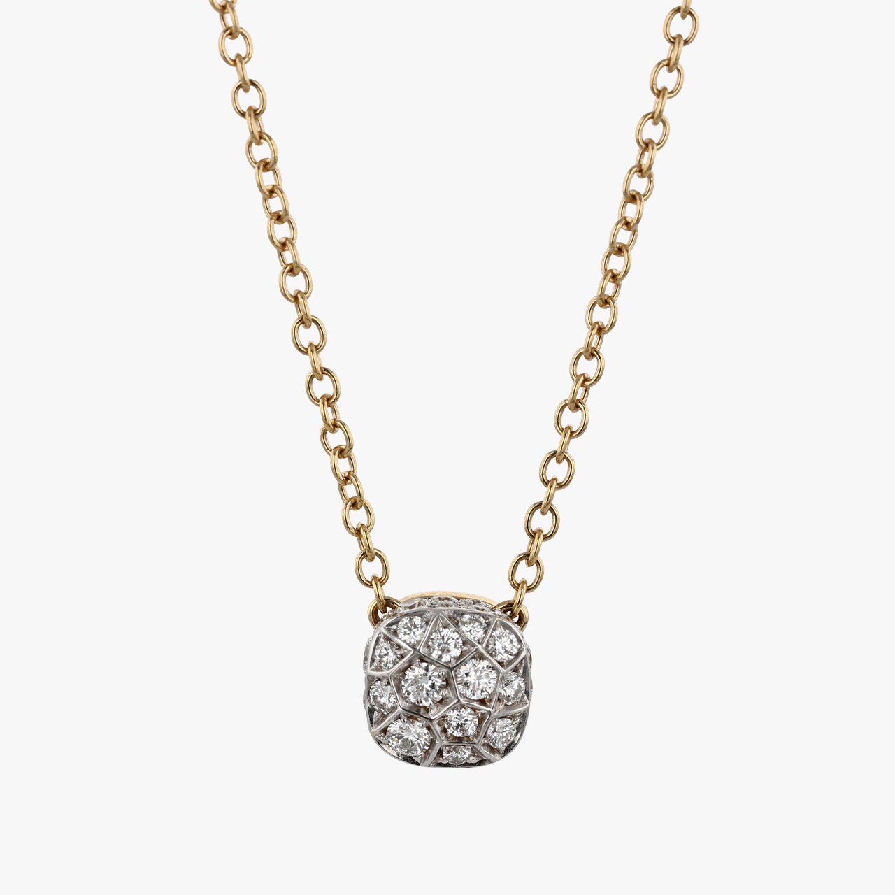 Pomellato Rose Gold and Diamond Nude Pendant Necklace