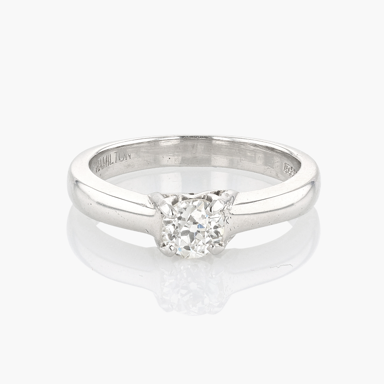 Vintage Diamond Old Mine Cut diamond ring