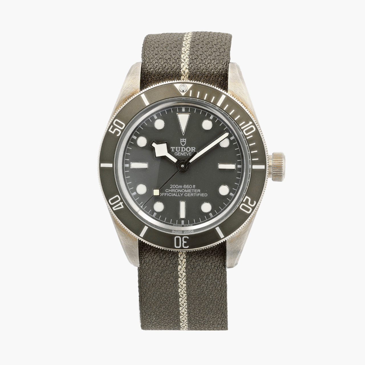 925 Sterling Silver Tudor Black Bay 58