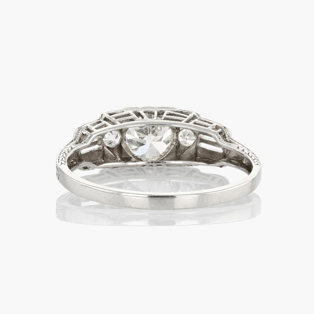 Art Deco Platinum Diamond Ring