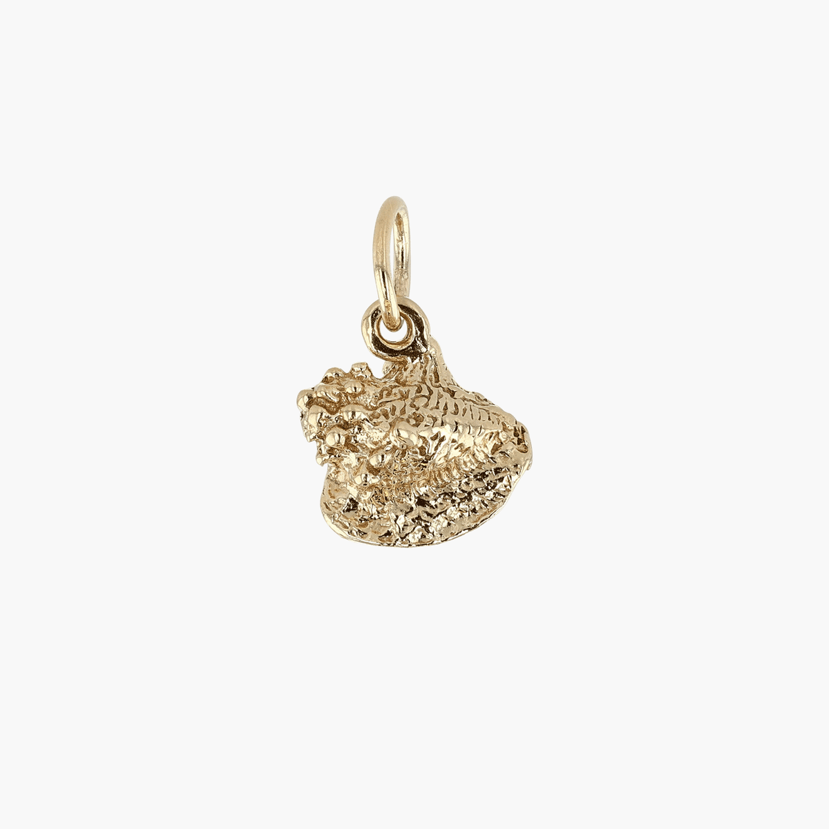 Gold Conch Shell Charm