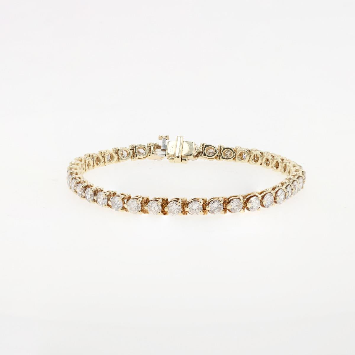 14KT Gold Diamond Tennis Bracelet