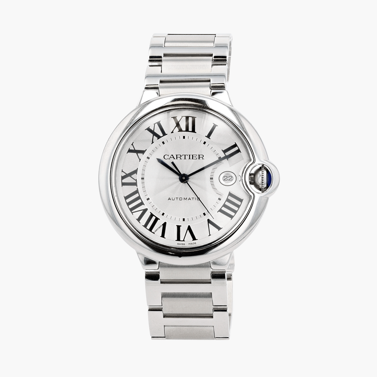 Stainless Steel Cartier Ballon Bleu 36