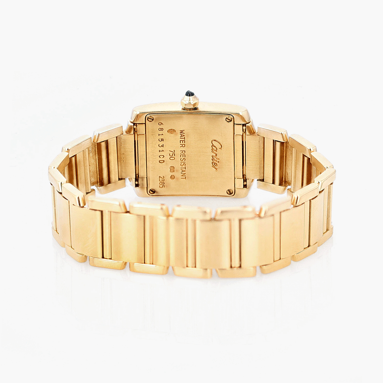 Gold Cartier Tank Francaise