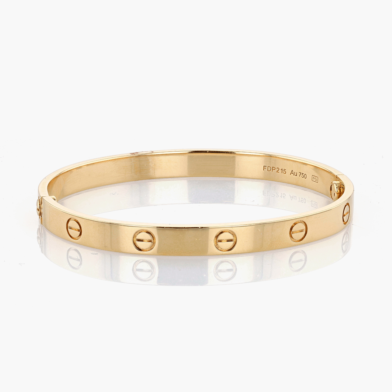 Gold Cartier Love Bracelet