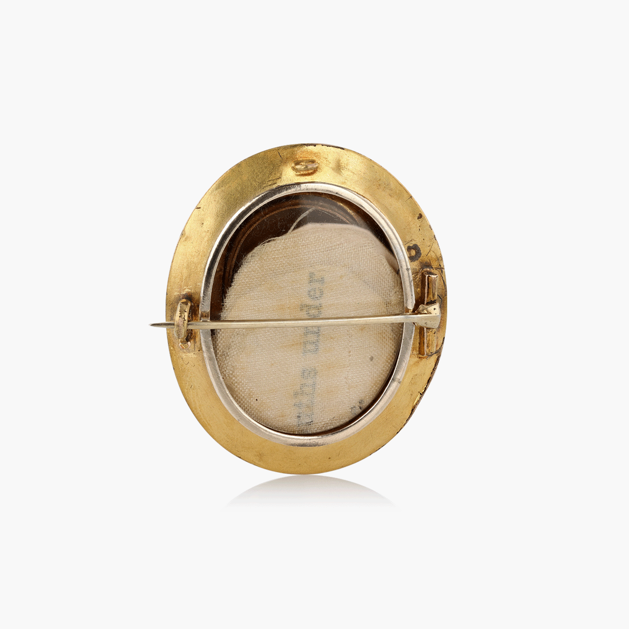 Antique Gold, Pearl, and Enamel Brooch