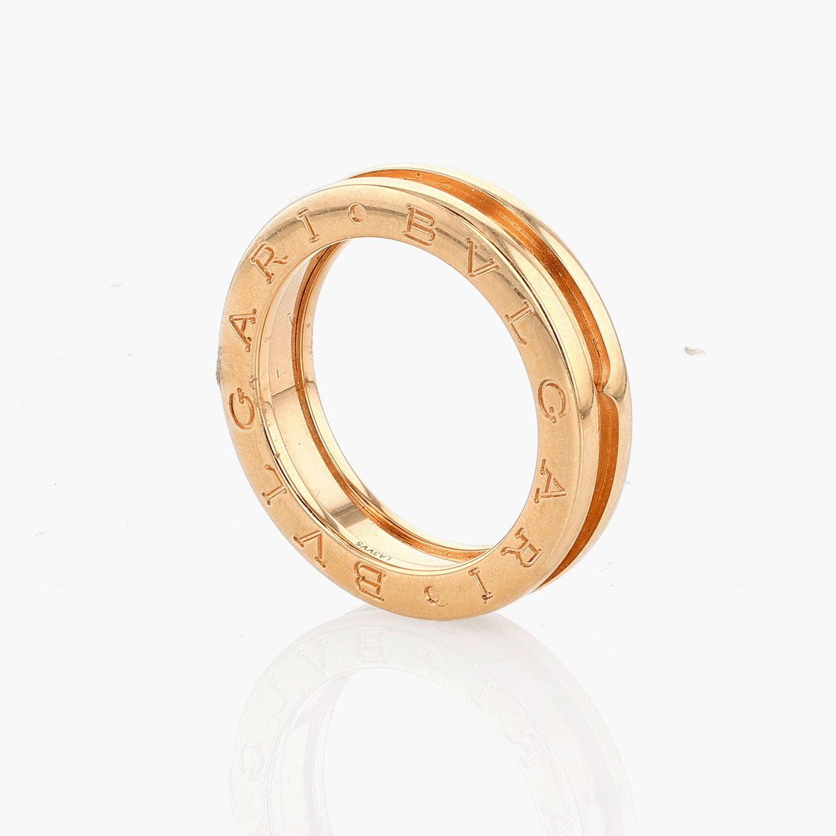 Vintage 18k Rose Gold Bulgari B.Zero1 Ring