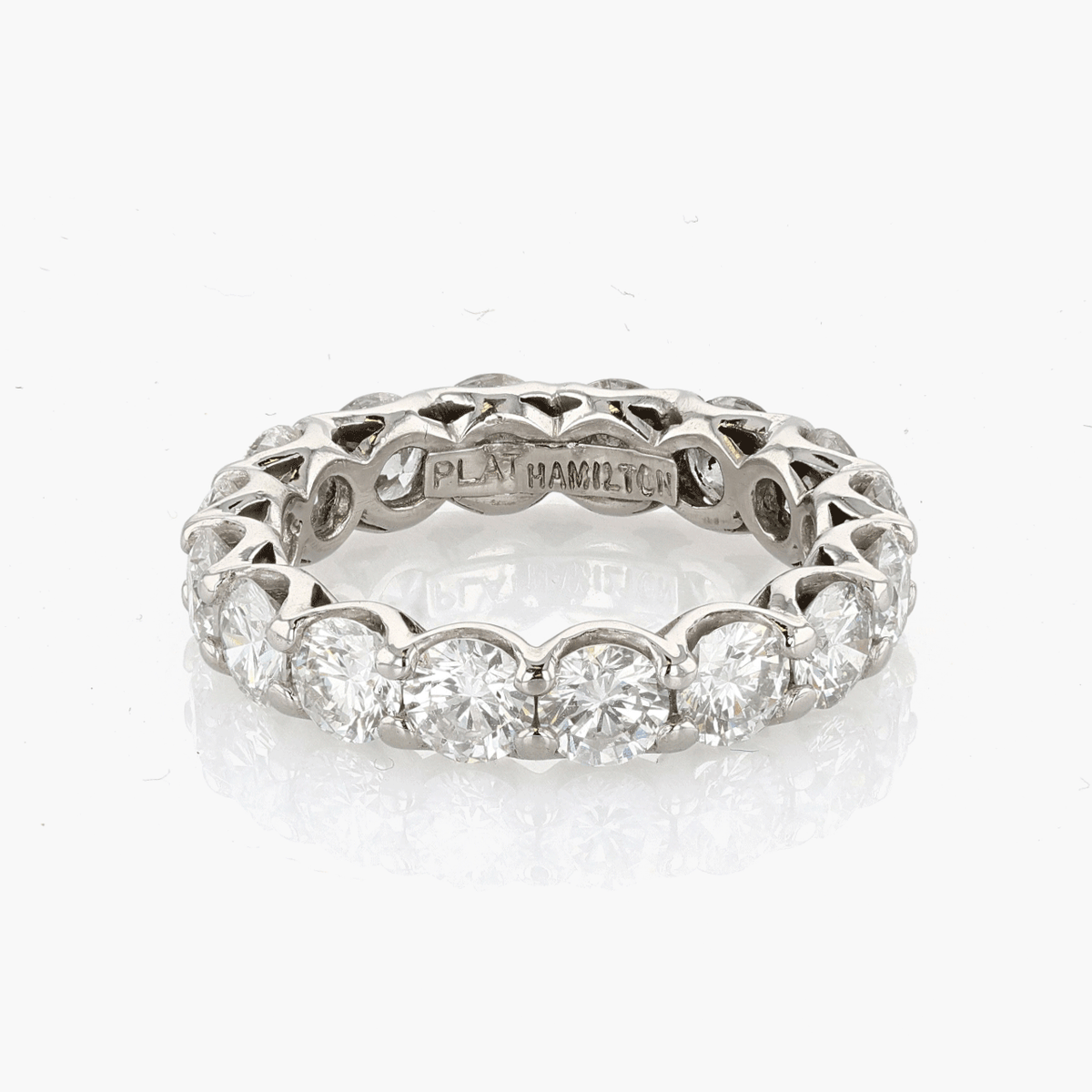 Platinum and Diamond Eternity Band