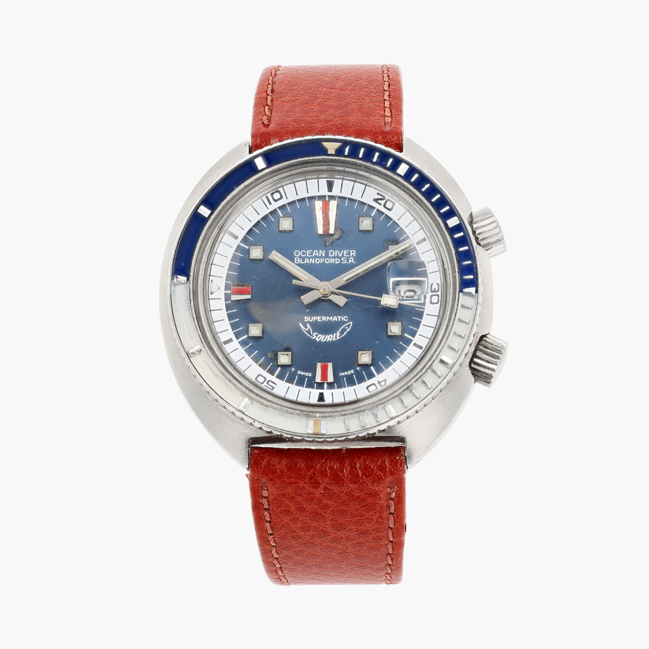 Vintage Stainless Steel Squale Diving Watch