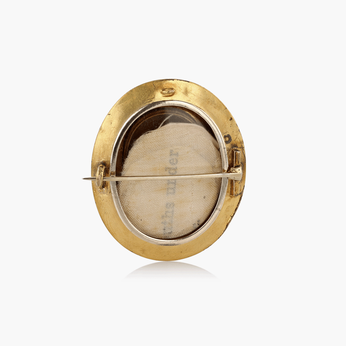 Antique Gold, Pearl, and Enamel Brooch